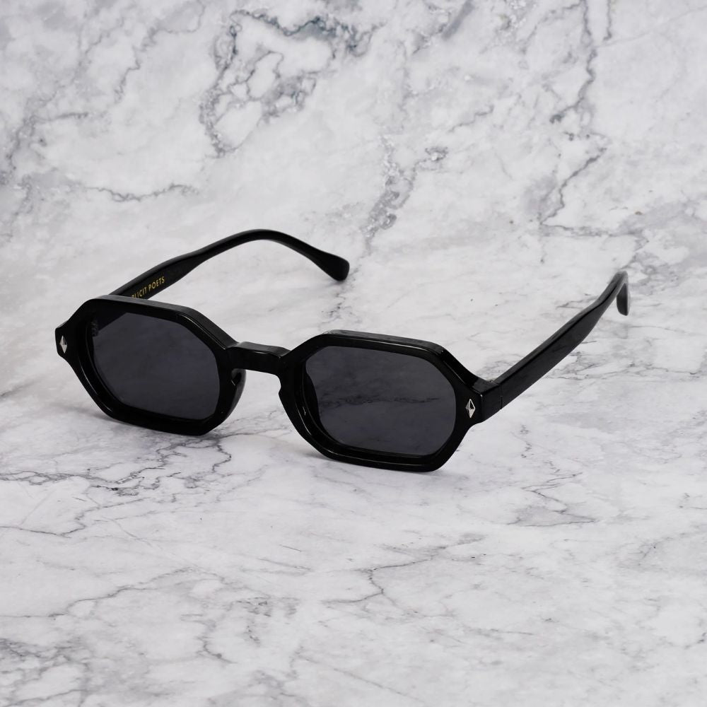 EXPLICIT POETS 18EP1-STEPH BLACK with UV PROTECTION UNISEX GLASSES