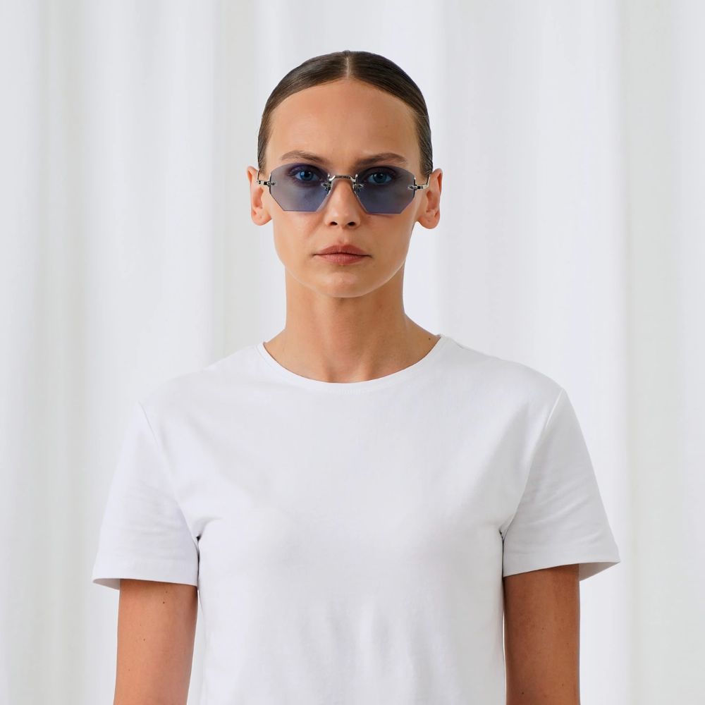 EXPLICIT POETS A22EP3-NAYA SILVER with UV PROTECTION UNISEX GLASSES