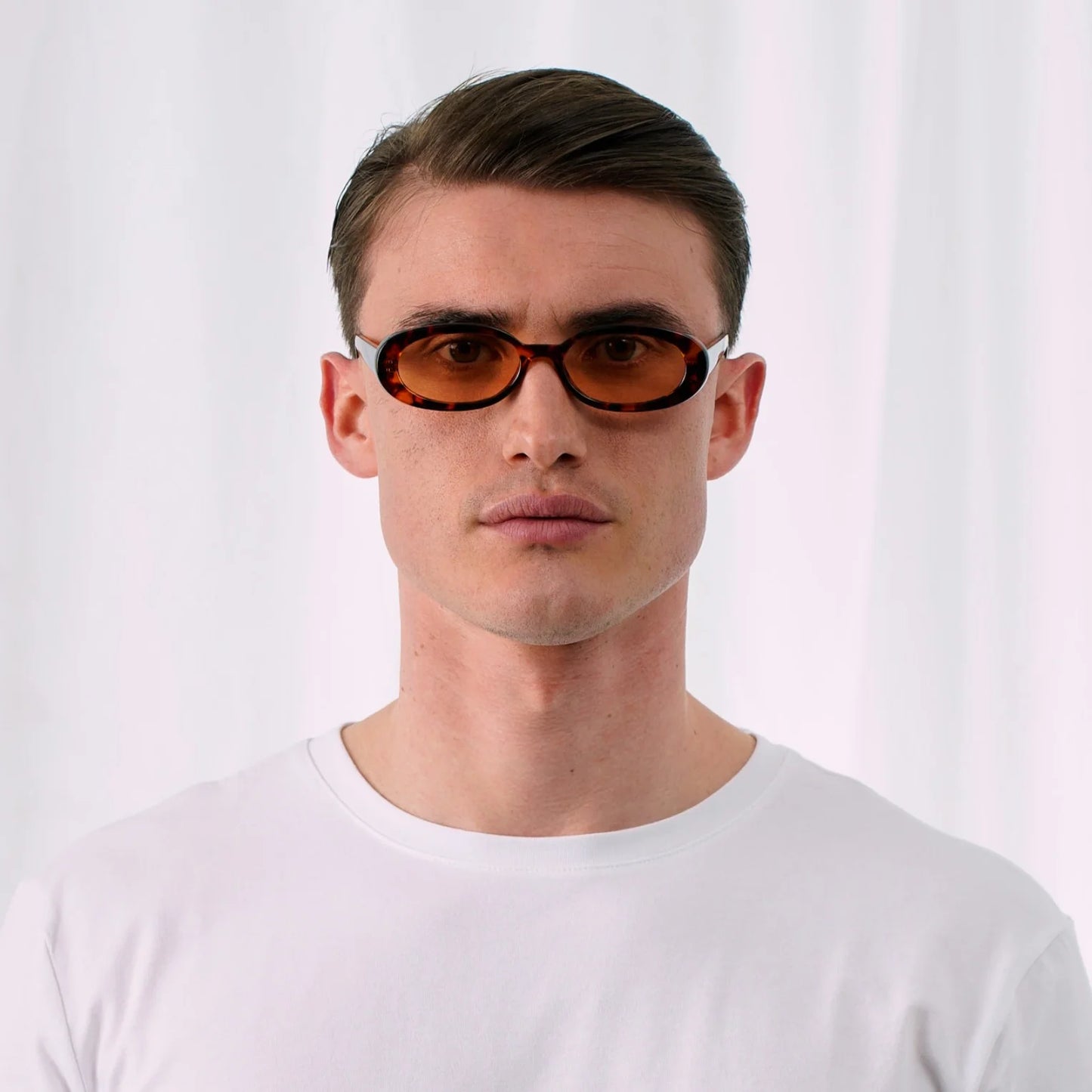 EXPLICIT POETS SOPHIE TORTOISE-PEACH SUNGLASSES