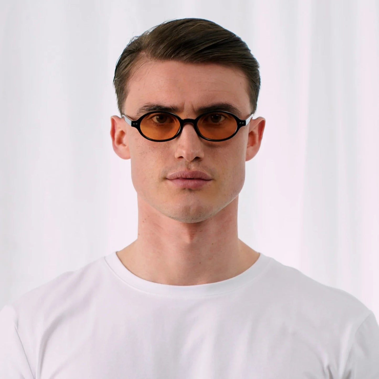 EXPLICIT POETS STELLA BLACK-PEACH SUNGLASSES