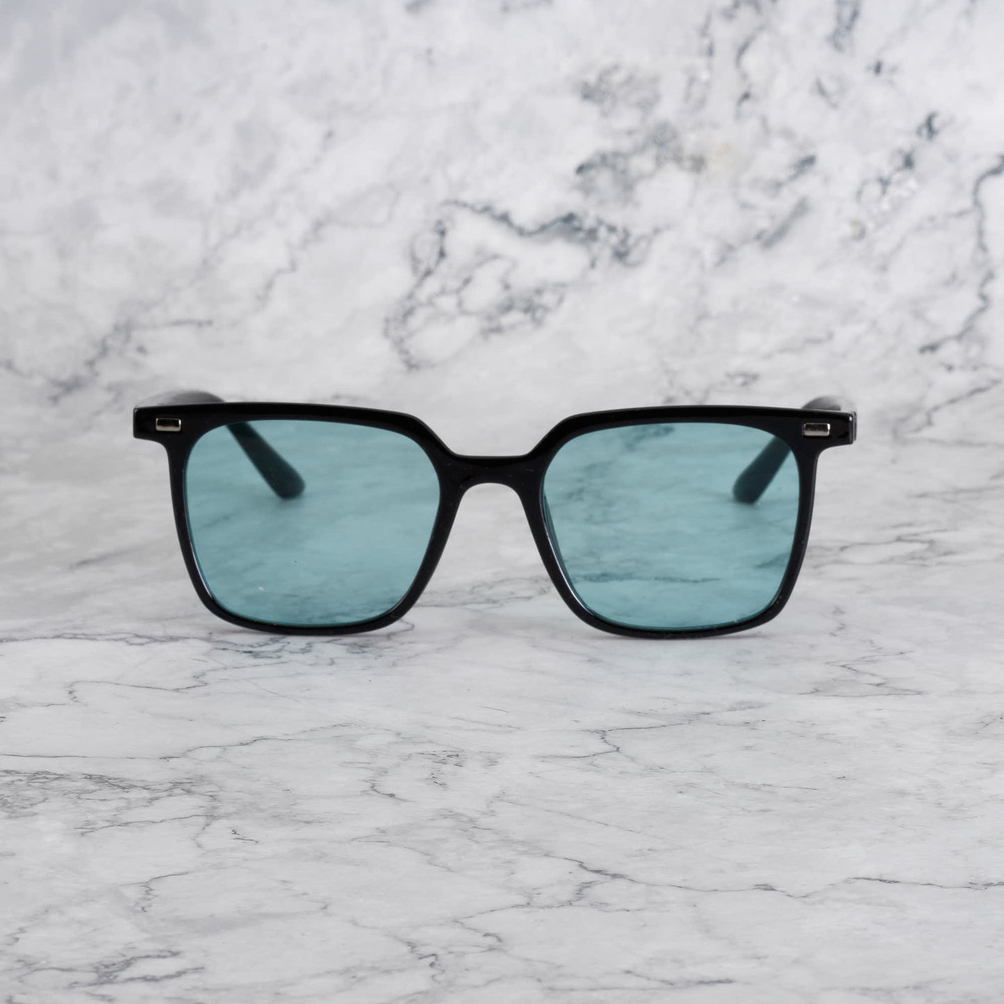 EXPLICIT POETS NOAH BLACK-TURQUOISE SUNGLASSES