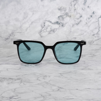 EXPLICIT POETS NOAH BLACK-TURQUOISE SUNGLASSES