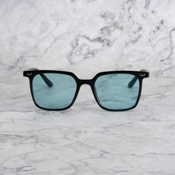 EXPLICIT POETS NOAH BLACK-TURQUOISE SUNGLASSES