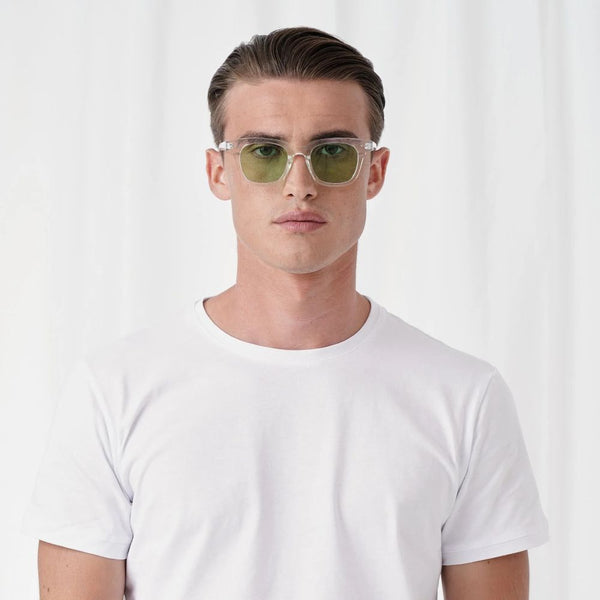 EXPLICIT POETS 1EP12-WILLIAM CLEAR with UV PROTECTION UNISEX GLASSES