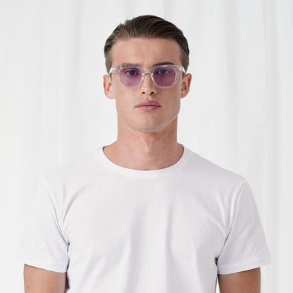 EXPLICIT POETS 1EP13-WILLIAM CLEAR with UV PROTECTION UNISEX GLASSES