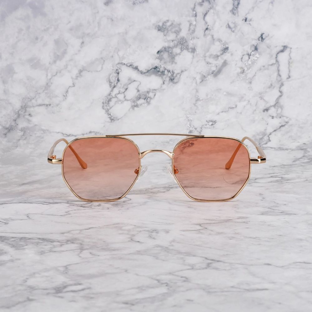 EXPLICIT POETS 20EP6-RICK GOLD with UV PROTECTION UNISEX GLASSES
