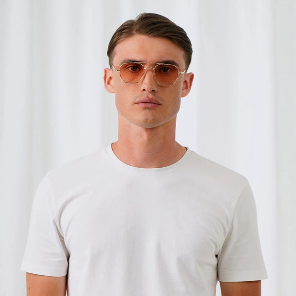 EXPLICIT POETS 20EP6-RICK GOLD with UV PROTECTION UNISEX GLASSES