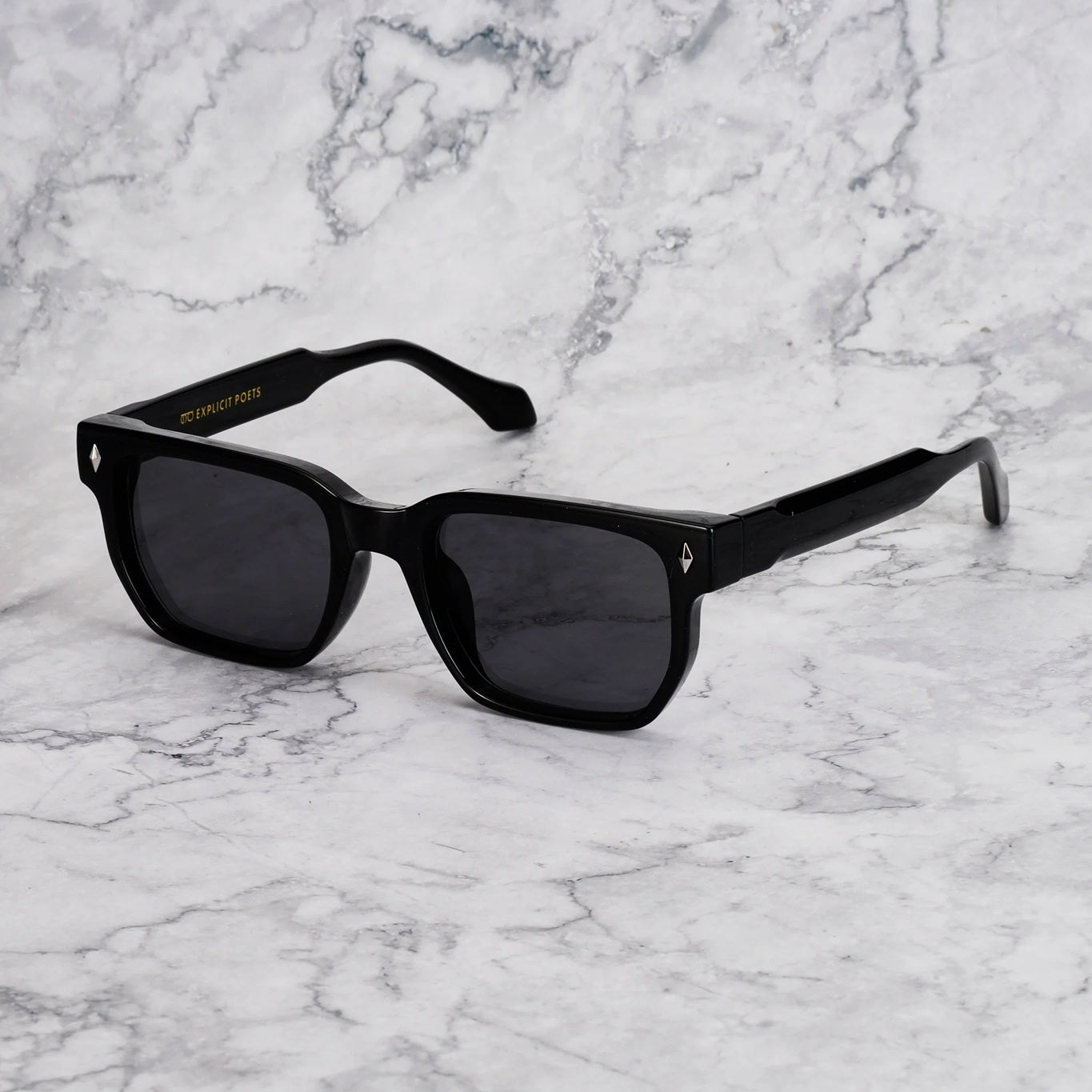 EXPLICIT POETS 22EP1-MAX BLACK with UV PROTECTION UNISEX GLASSES