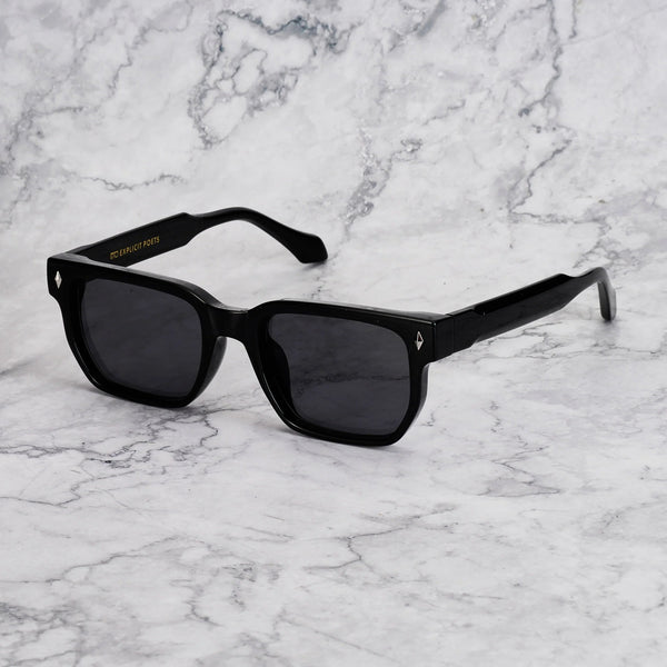EXPLICIT POETS 22EP1-MAX BLACK with UV PROTECTION UNISEX GLASSES