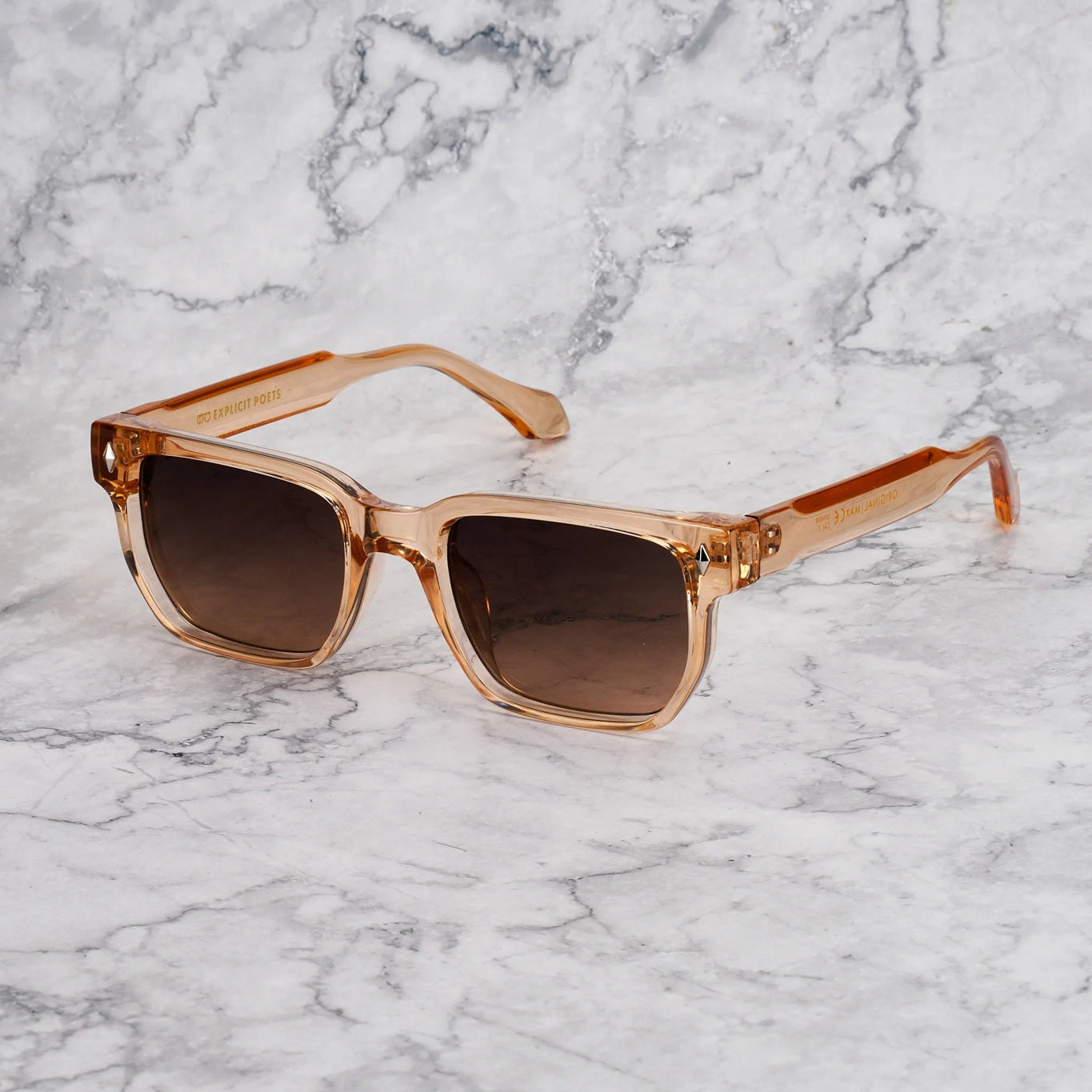 EXPLICIT POETS 22EP5-MAX CHAMPAGNE with UV PROTECTION UNISEX GLASSES