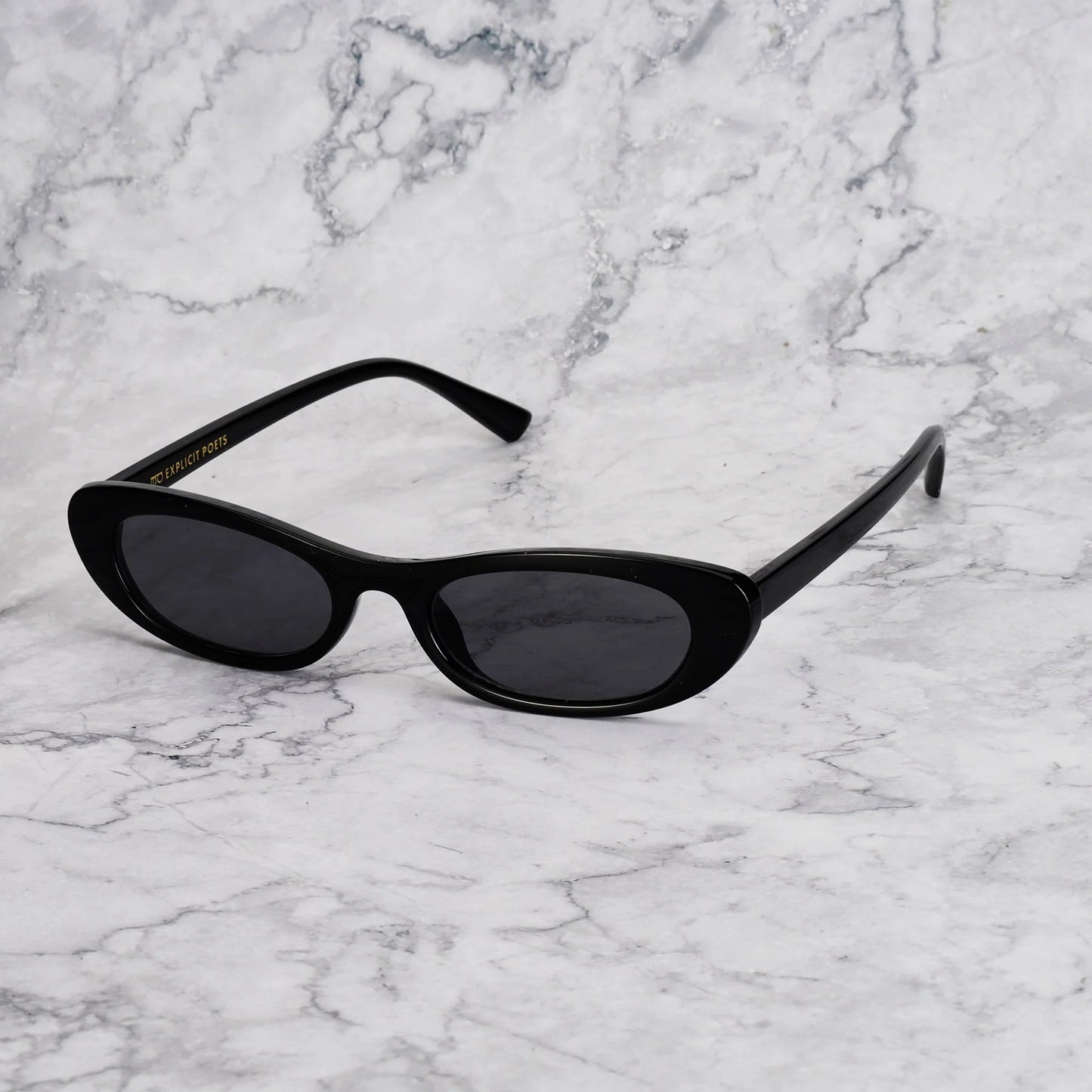 EXPLICIT POETS 23EP1-TINA BLACK with UV PROTECTION UNISEX GLASSES