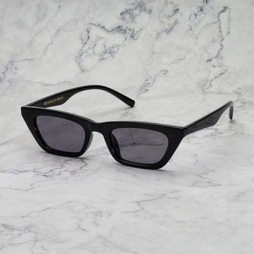 EXPLICIT POETS 24EP1-KAT BLACK with UV PROTECTION UNISEX GLASSES