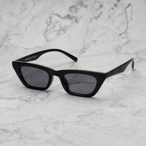 EXPLICIT POETS 24EP1-KAT BLACK with UV PROTECTION UNISEX GLASSES