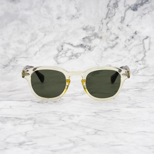 EXPLICIT POETS 2EP12-JOHNNY COLORED YELLOW&TORTOISE with UV PROTECTION UNISEX GLASSES