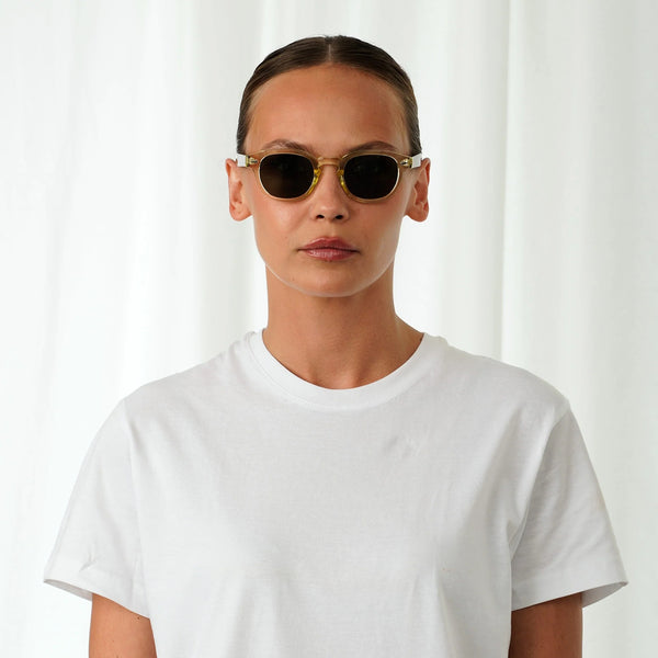 EXPLICIT POETS 2EP12-JOHNNY COLORED YELLOW&TORTOISE with UV PROTECTION UNISEX GLASSES