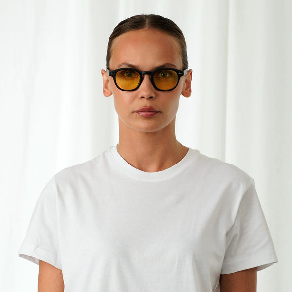 EXPLICIT POETS 2EP3M-JOHNNY MATT BLACK with UV PROTECTION UNISEX GLASSES