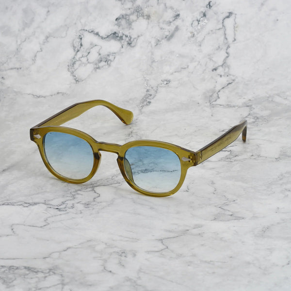 EXPLICIT POETS 2EP46-JOHNNY COLORED OLIVE with UV PROTECTION UNISEX GLASSES