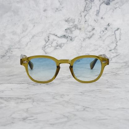 EXPLICIT POETS 2EP46-JOHNNY COLORED OLIVE with UV PROTECTION UNISEX GLASSES