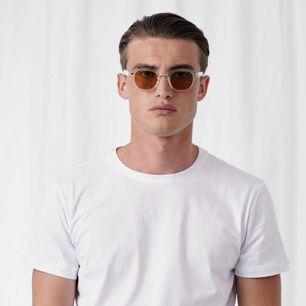 EXPLICIT POETS 2EP48-JOHNNY CLEAR with UV PROTECTION UNISEX GLASSES