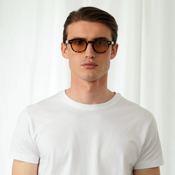 EXPLICIT POETS 2EP53-JOHNNY TORTOISE with UV PROTECTION UNISEX GLASSES