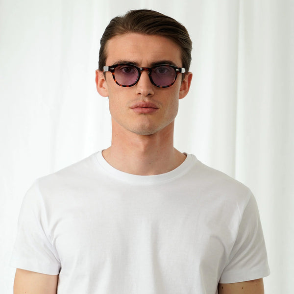 EXPLICIT POETS 2EP54-JOHNNY TORTOISE with UV PROTECTION UNISEX GLASSES