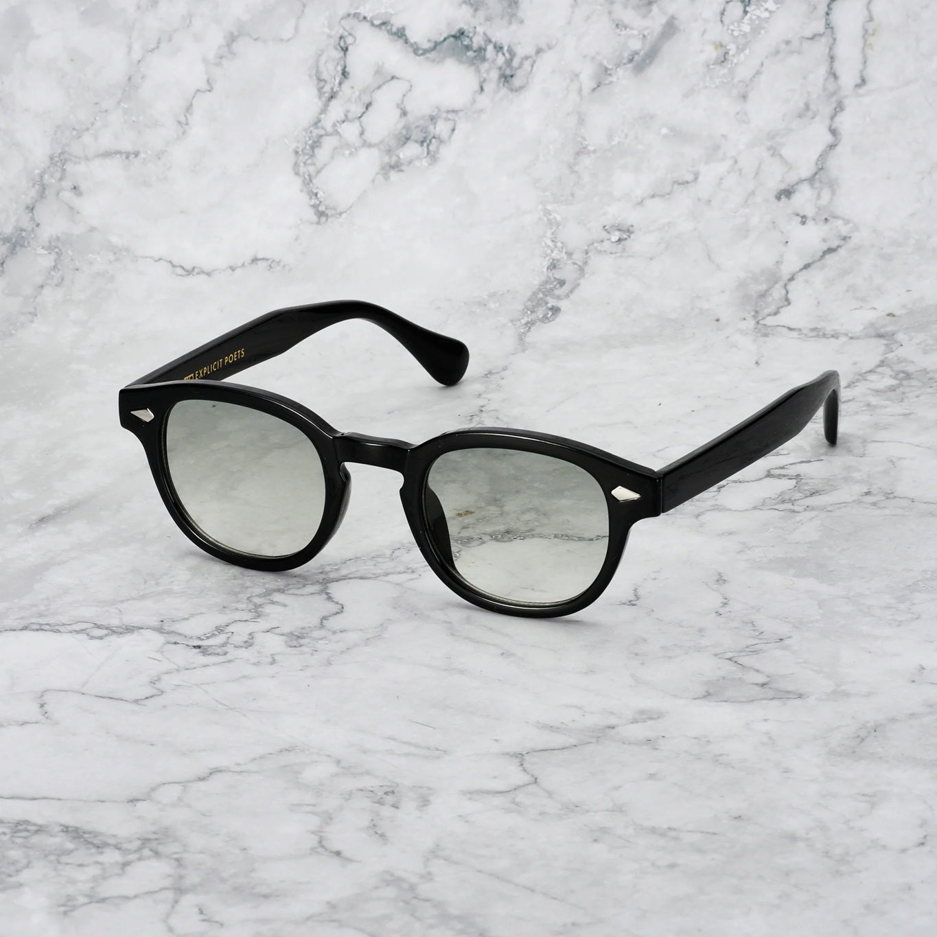 EXPLICIT POETS 2EP55-JOHNNY BLACK with UV PROTECTION UNISEX GLASSES