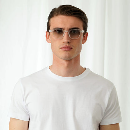 EXPLICIT POETS 2EP57-JOHNNY CLEAR with UV PROTECTION UNISEX GLASSES