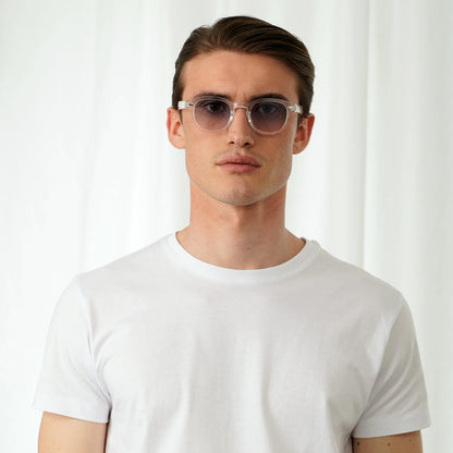 EXPLICIT POETS 2EP58-JOHNNY CLEAR with UV PROTECTION UNISEX GLASSES