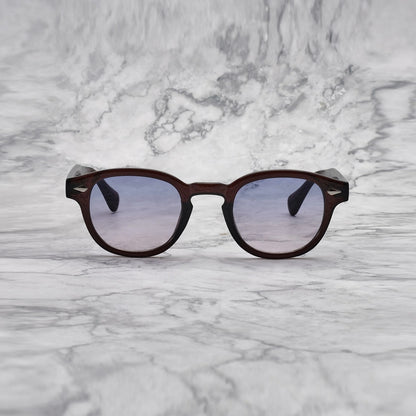 EXPLICIT POETS 2EP59-JOHNNY COLORED DR BROWN with UV PROTECTION UNISEX GLASSES