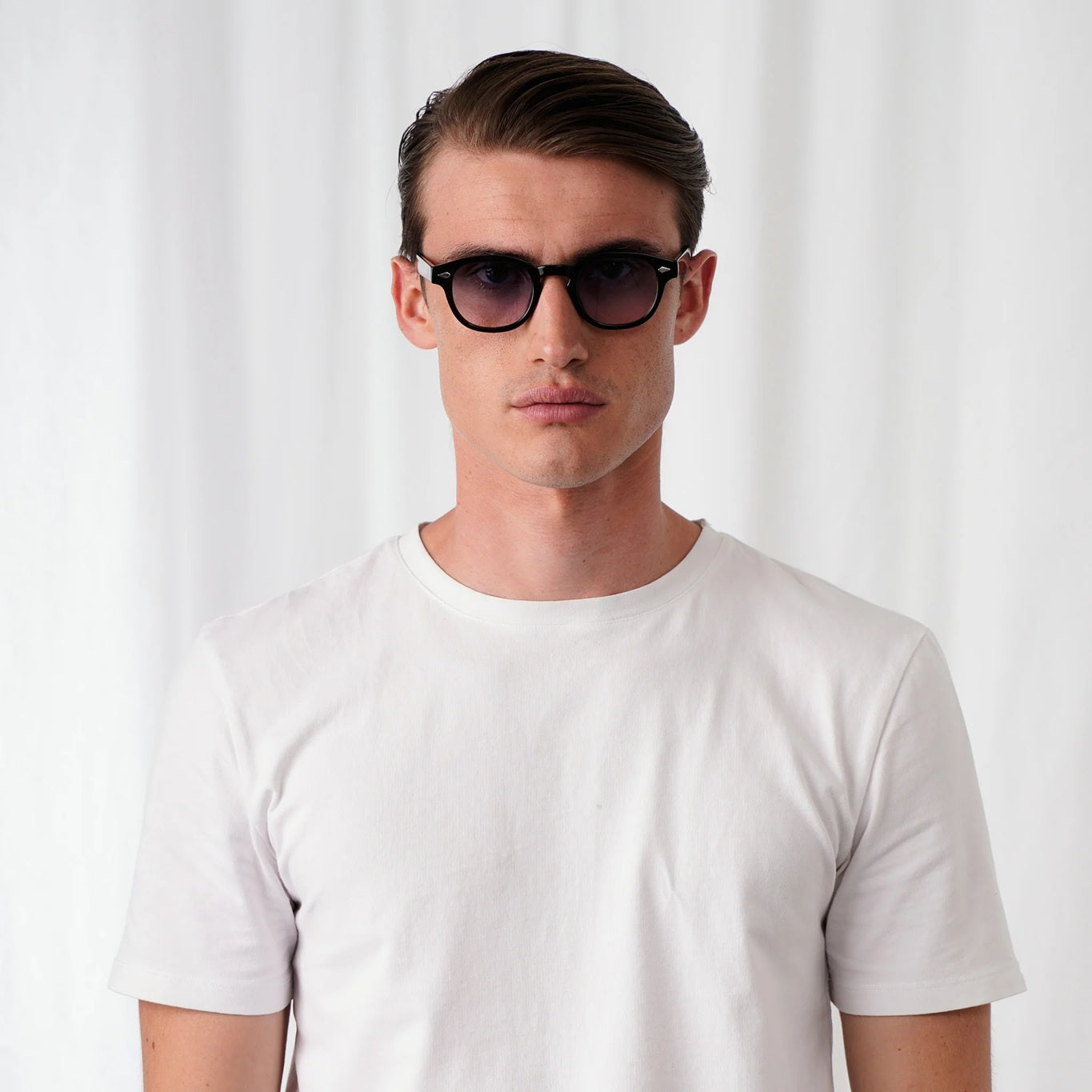 EXPLICIT POETS 2EP59-JOHNNY COLORED DR BROWN with UV PROTECTION UNISEX GLASSES