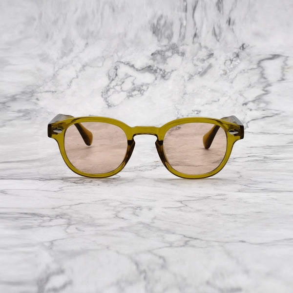 EXPLICIT POETS 2EP60-JOHNNY COLORED OLIVE with UV PROTECTION UNISEX GLASSES