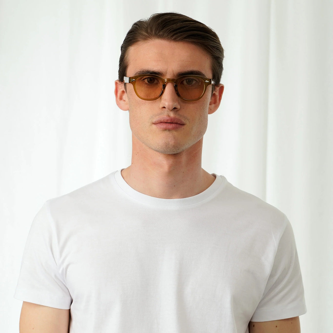 EXPLICIT POETS 2EP60-JOHNNY COLORED OLIVE with UV PROTECTION UNISEX GLASSES