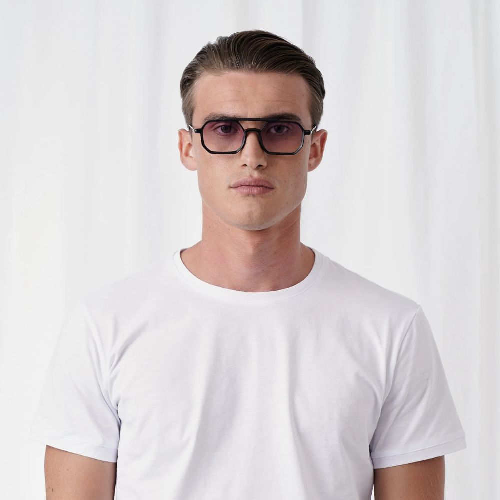 EXPLICIT POETS 40EP4-RICHARD MATT BLACK with UV PROTECTION UNISEX GLASSES