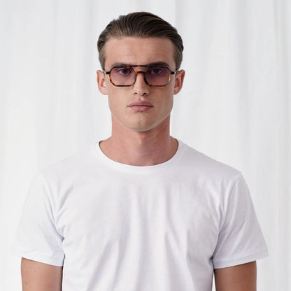 EXPLICIT POETS 40EP8-RICHARD MATT TORTOISE with UV PROTECTION UNISEX GLASSES