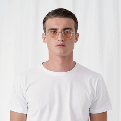 EXPLICIT POETS 43EP2-LOGAN CLEAR with UV PROTECTION UNISEX GLASSES