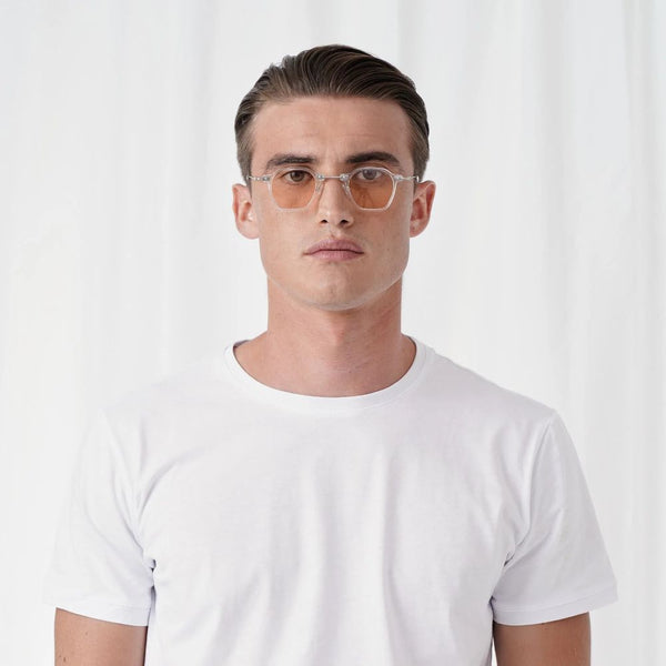 EXPLICIT POETS 43EP2-LOGAN CLEAR with UV PROTECTION UNISEX GLASSES