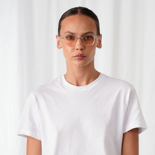 EXPLICIT POETS 43EP2-LOGAN CLEAR with UV PROTECTION UNISEX GLASSES