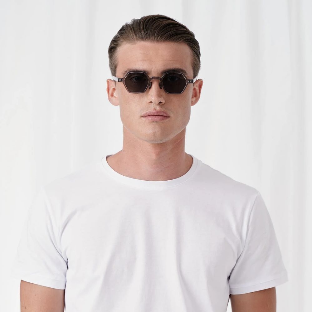EXPLICIT POETS 44EP12-LEON GRAY with UV PROTECTION UNISEX GLASSES