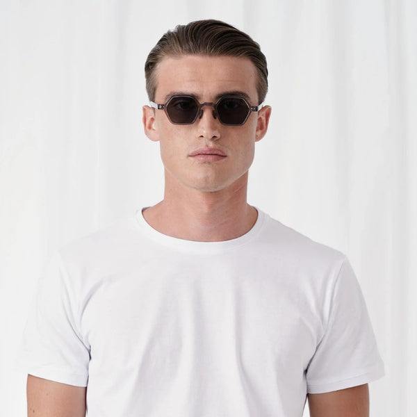 EXPLICIT POETS 44EP12-LEON GRAY with UV PROTECTION UNISEX GLASSES