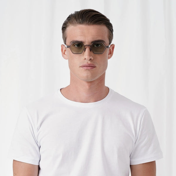 EXPLICIT POETS 44EP9-LEON GRAY with UV PROTECTION UNISEX GLASSES