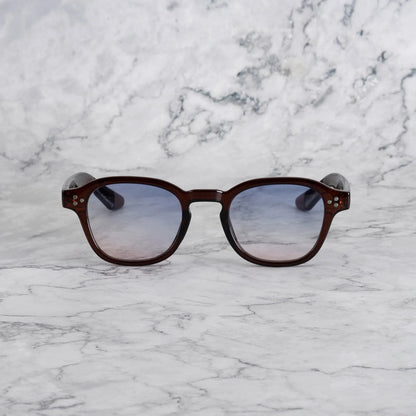 EXPLICIT POETS 45EP5-MARK DR BROWN with UV PROTECTION UNISEX GLASSES