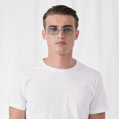 EXPLICIT POETS 47EP7-MURPHY SILVER with UV PROTECTION UNISEX GLASSES