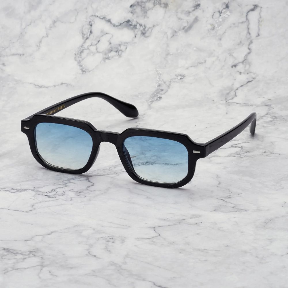 EXPLICIT POETS 48EP2-EDDIE BLACK with UV PROTECTION UNISEX GLASSES