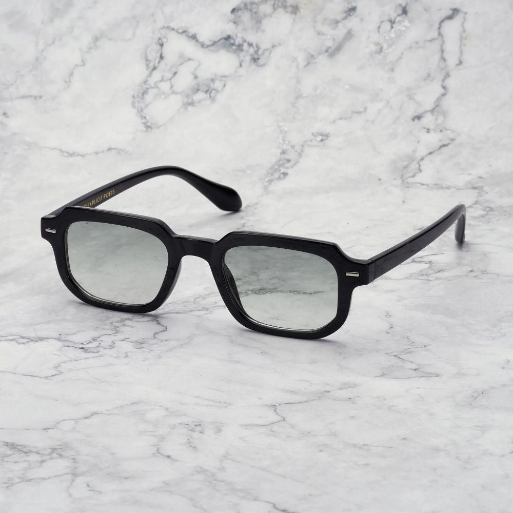 EXPLICIT POETS 48EP4-EDDIE BLACK with UV PROTECTION UNISEX GLASSES