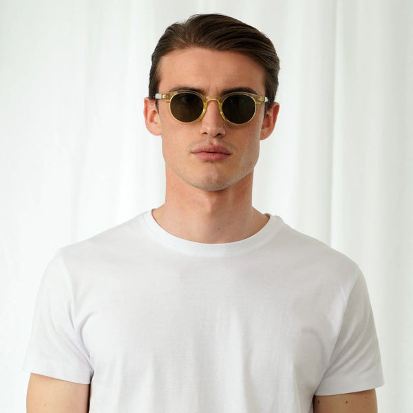 EXPLICIT POETS 4EP4-JAMES YELLOW & TORTOISE with UV PROTECTION UNISEX GLASSES