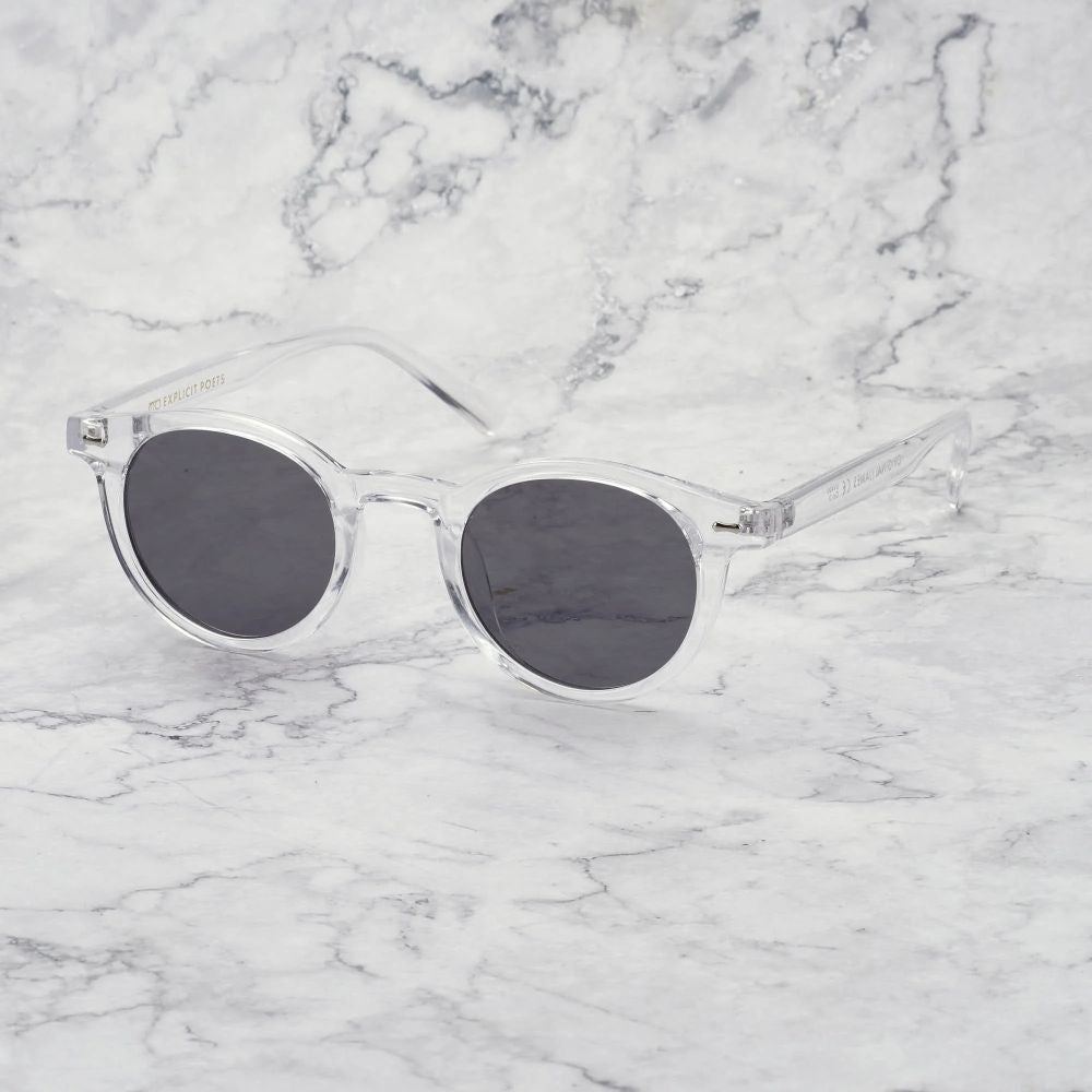 EXPLICIT POETS 4EP7-JAMES CLEAR with UV PROTECTION UNISEX GLASSES