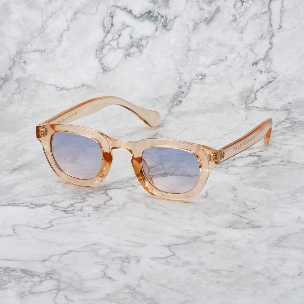 EXPLICIT POETS 5EP6-ROBIN CHAMPAGNE with UV PROTECTION UNISEX GLASSES