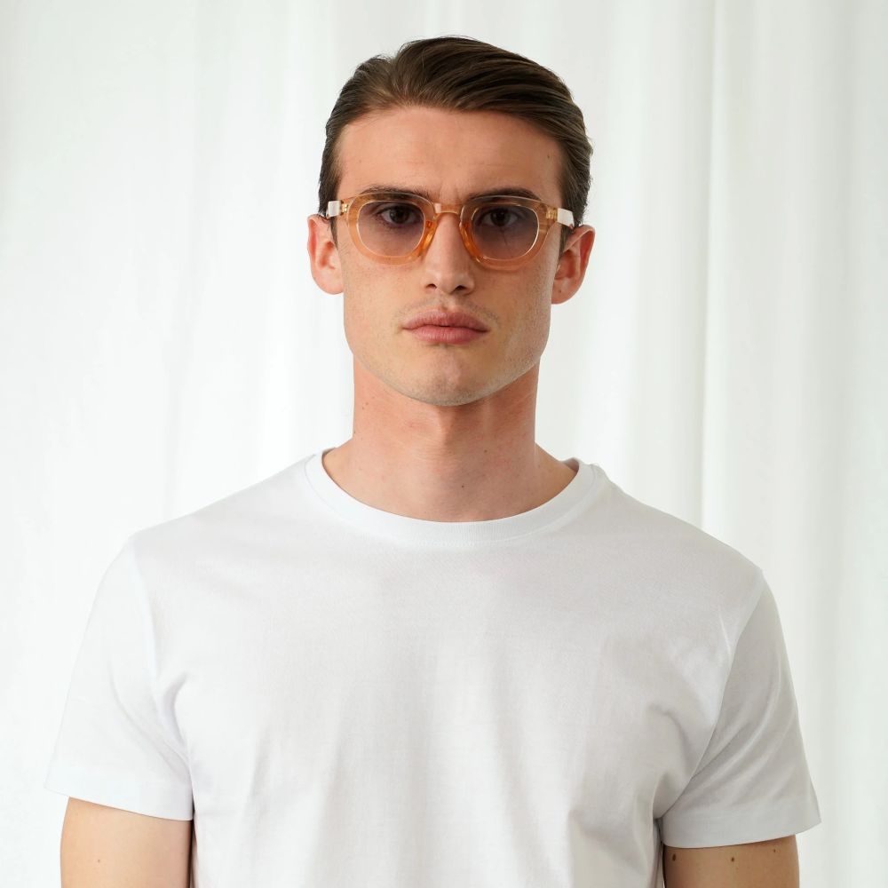 EXPLICIT POETS 5EP6-ROBIN CHAMPAGNE with UV PROTECTION UNISEX GLASSES