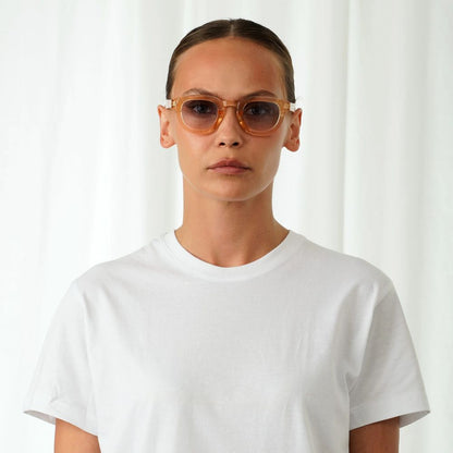 EXPLICIT POETS 5EP6-ROBIN CHAMPAGNE with UV PROTECTION UNISEX GLASSES