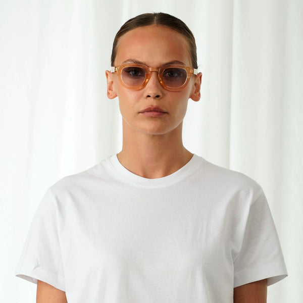 EXPLICIT POETS 5EP6-ROBIN CHAMPAGNE with UV PROTECTION UNISEX GLASSES